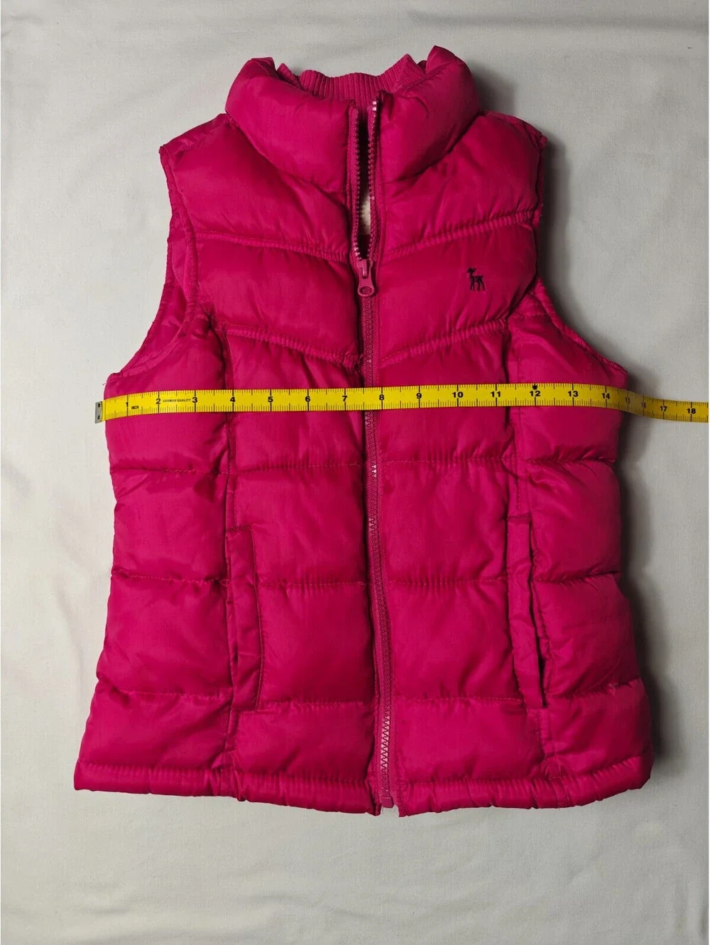 Old Navy Pockets Full Zip Fleece Lining Girls Puffer Vest Jacket Size L